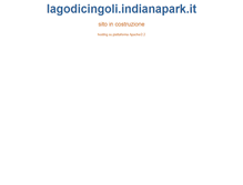 Tablet Screenshot of lagodicingoli.indianapark.it